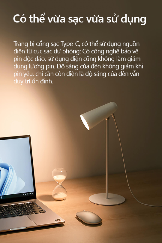 Đèn bàn tích điện đa năng Xiaomi Mijia