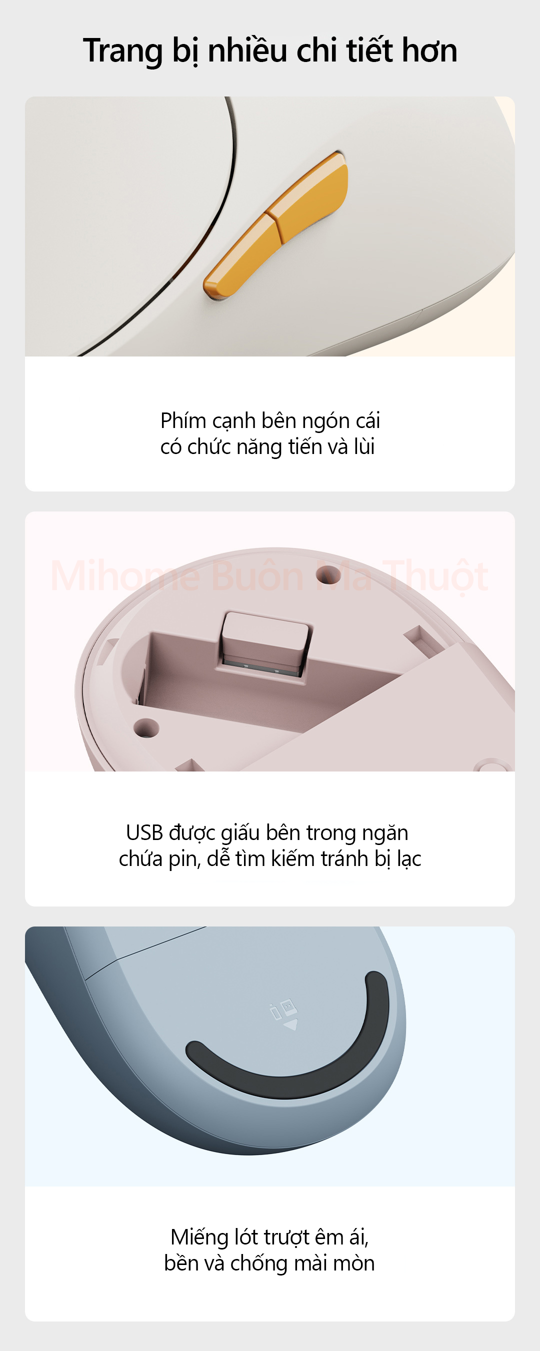 Chuột không dây Xiaomi Gen 3