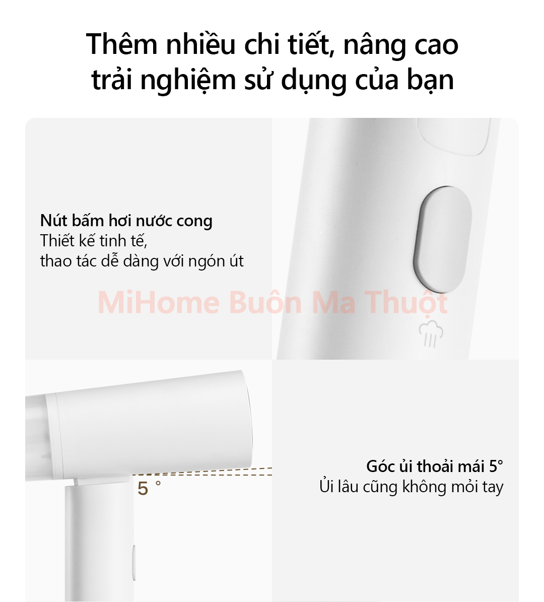 Bàn ủi hơi nước cầm tay Xiaomi Mijia Gen 2