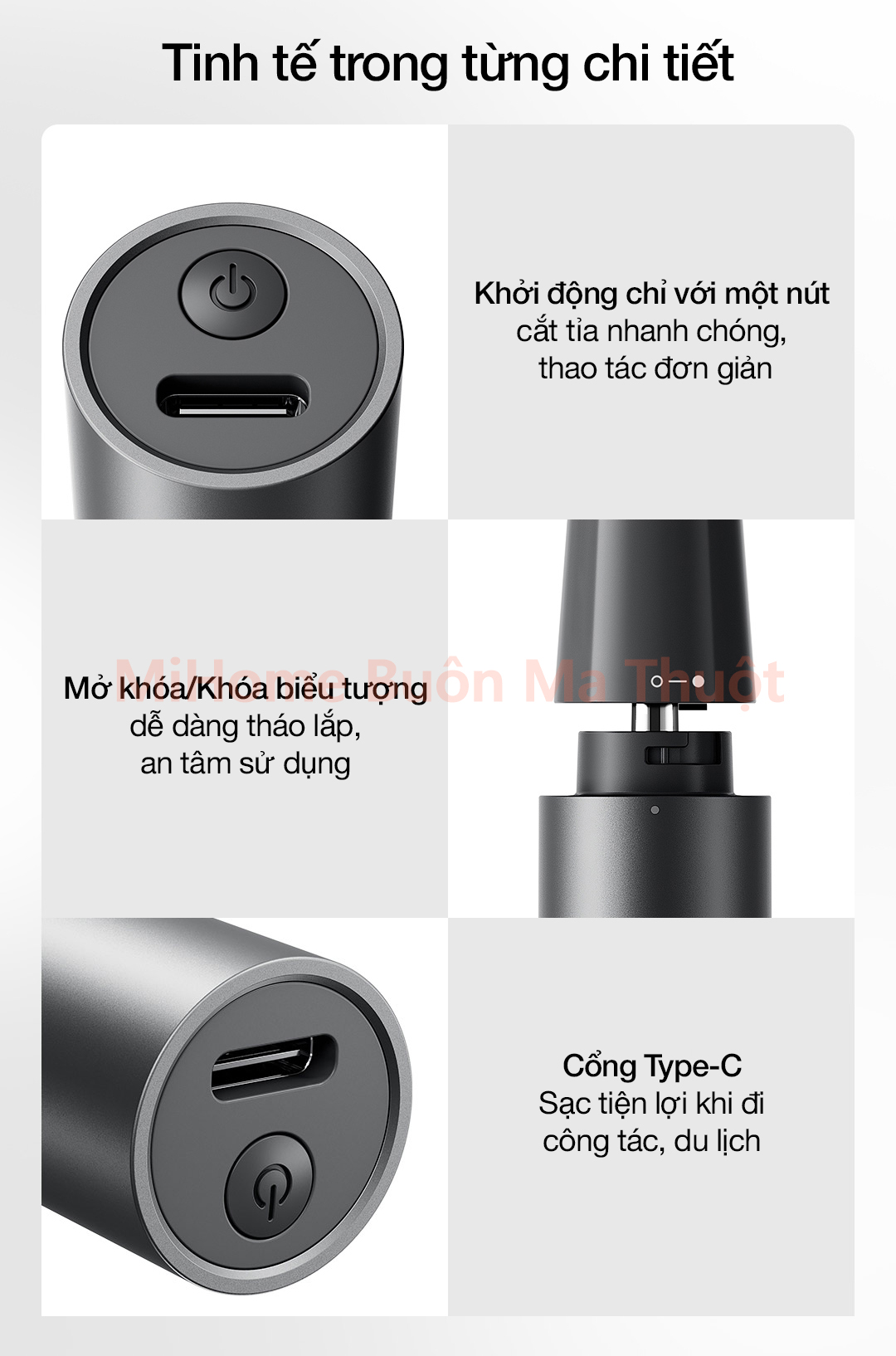 Máy cắt lông mũi Xiaomi Mijia