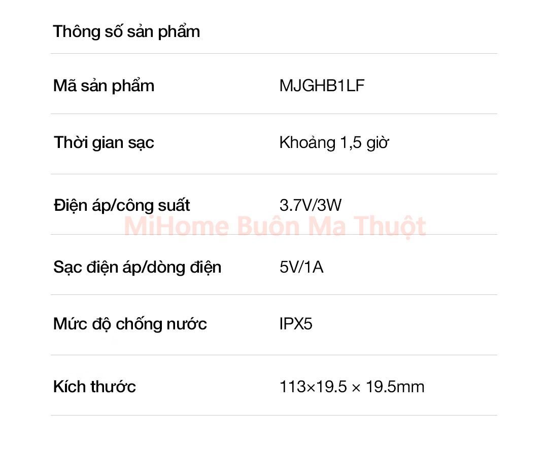Máy cắt lông mũi Xiaomi Mijia