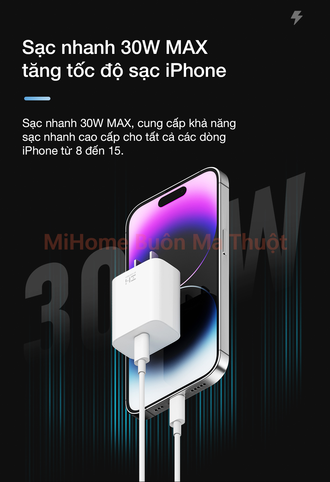 Củ sạc nhanh ZMI CUKTECH GaN3 30W TypeC