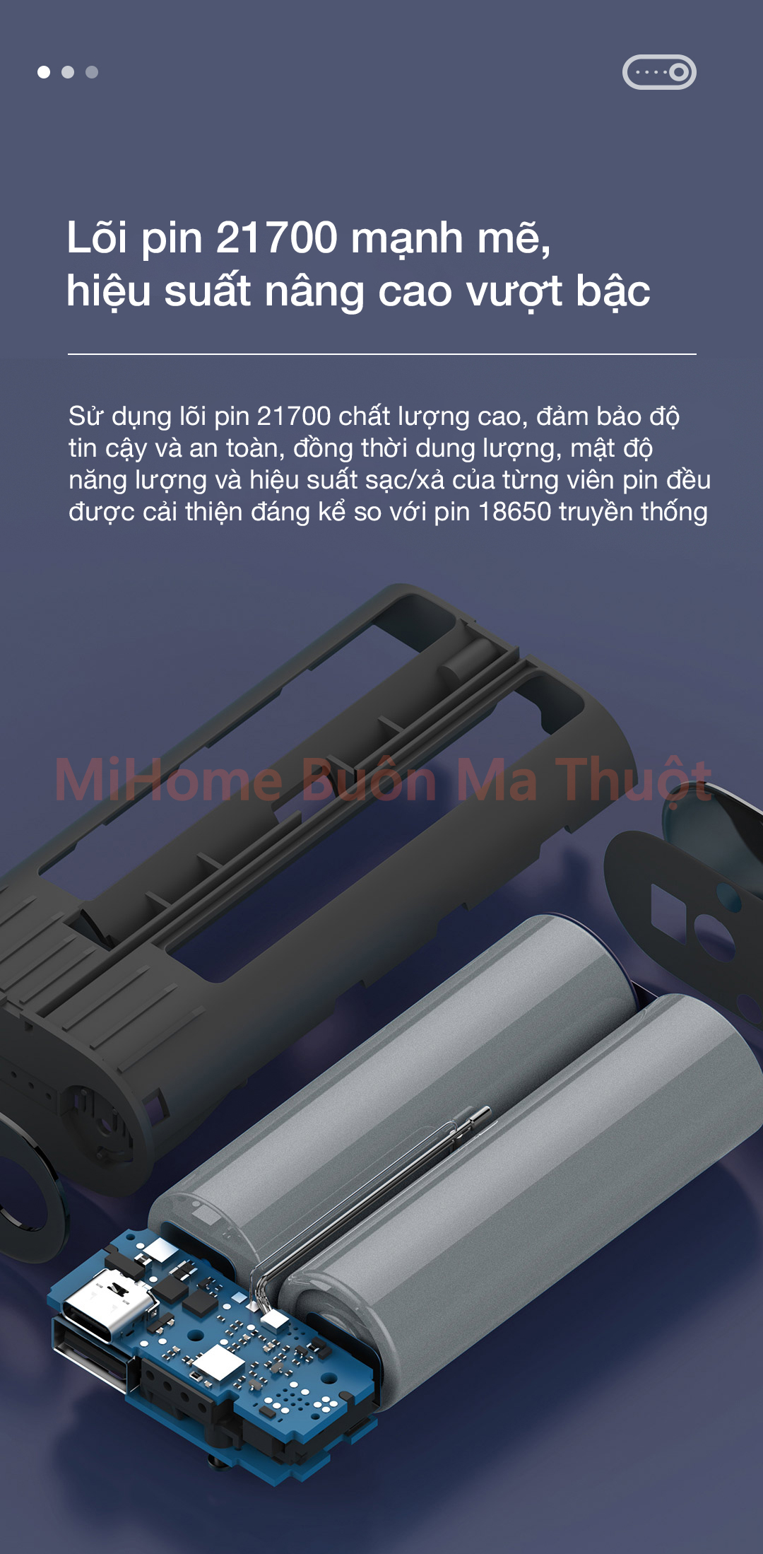 Pin sạc dự phòng ZMI Cuktech 10000mah 30W QB818