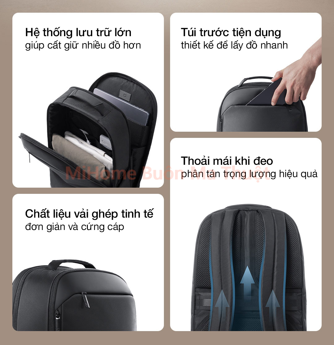 Balo Xiaomi Mijia Commuter Backpack 20L
