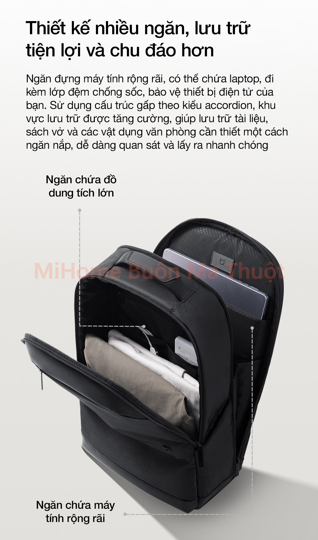 Balo Xiaomi Mijia Commuter Backpack 20L