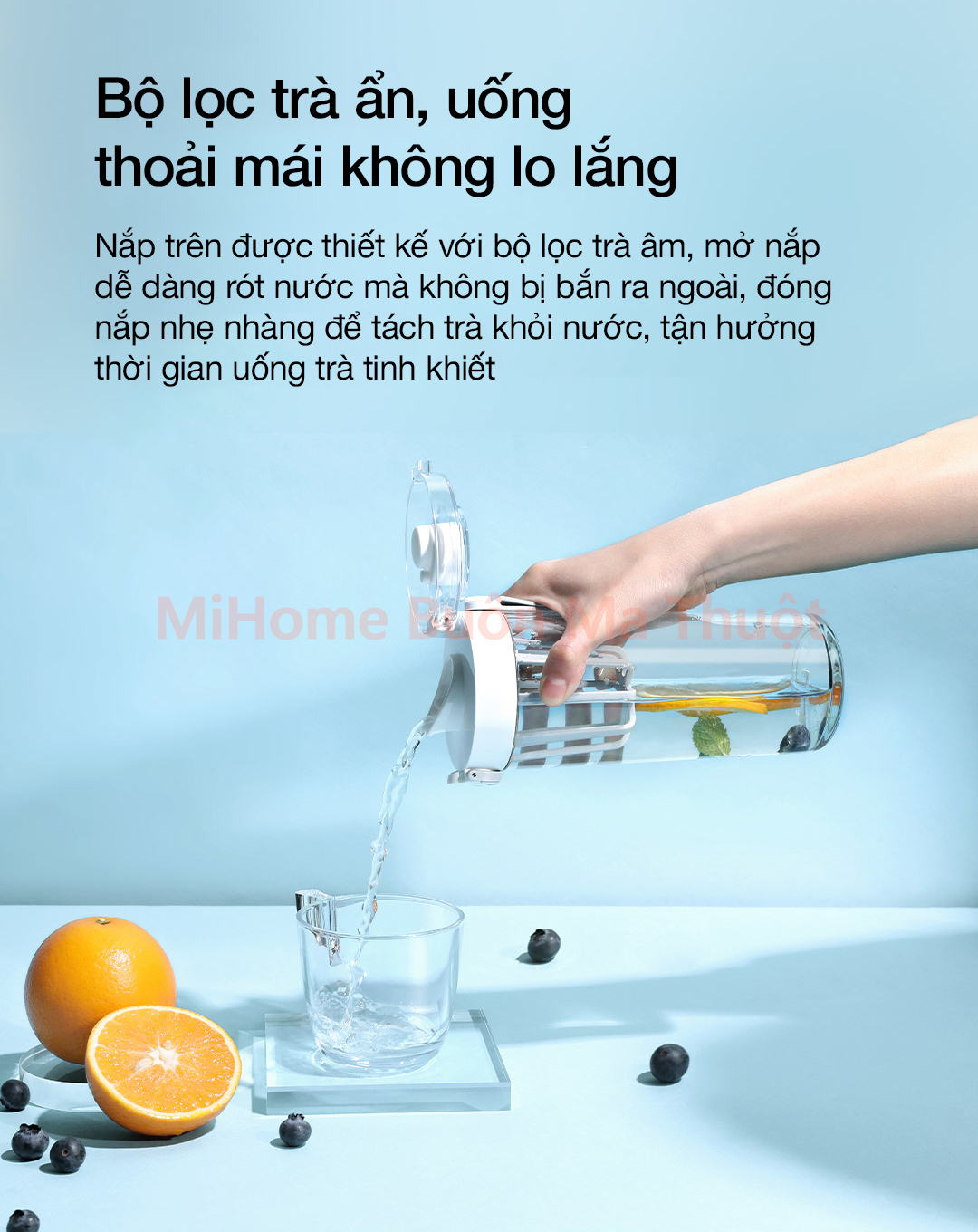 Bình nước Xiaomi Tritan 600ml SJ010501X
