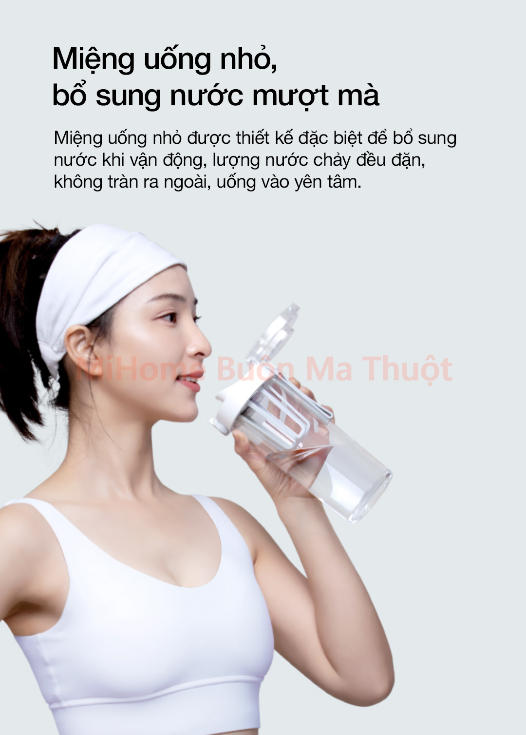 Bình nước Xiaomi Tritan 600ml SJ010501X
