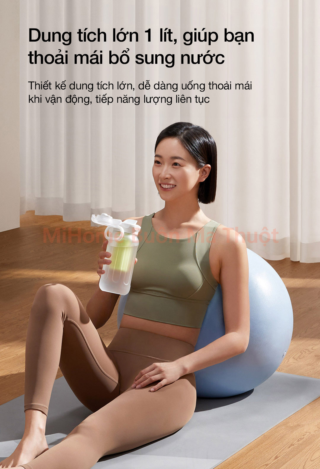Bình nước thể thao Xiaomi Mijia 1L