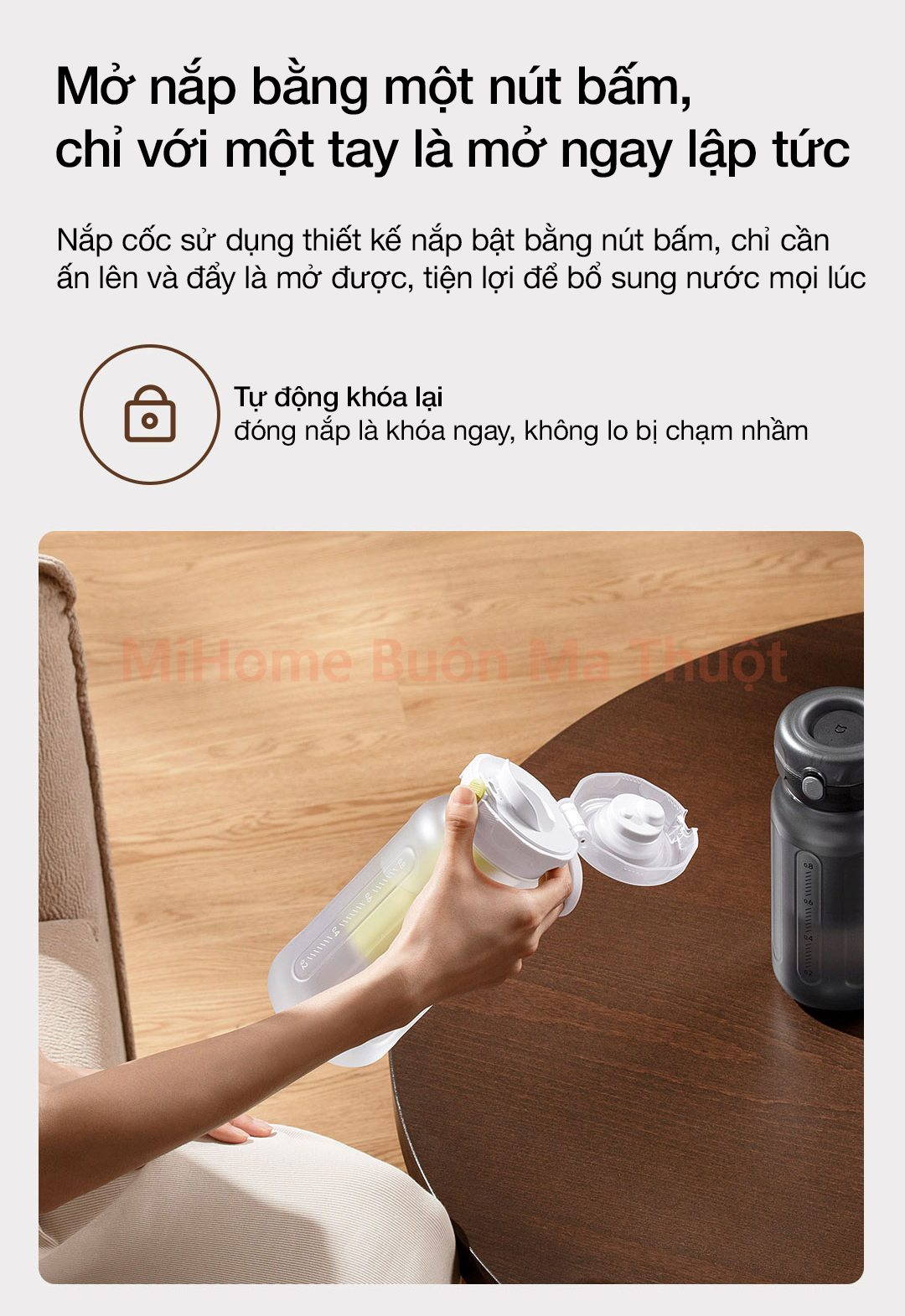 Bình nước thể thao Xiaomi Mijia 1L