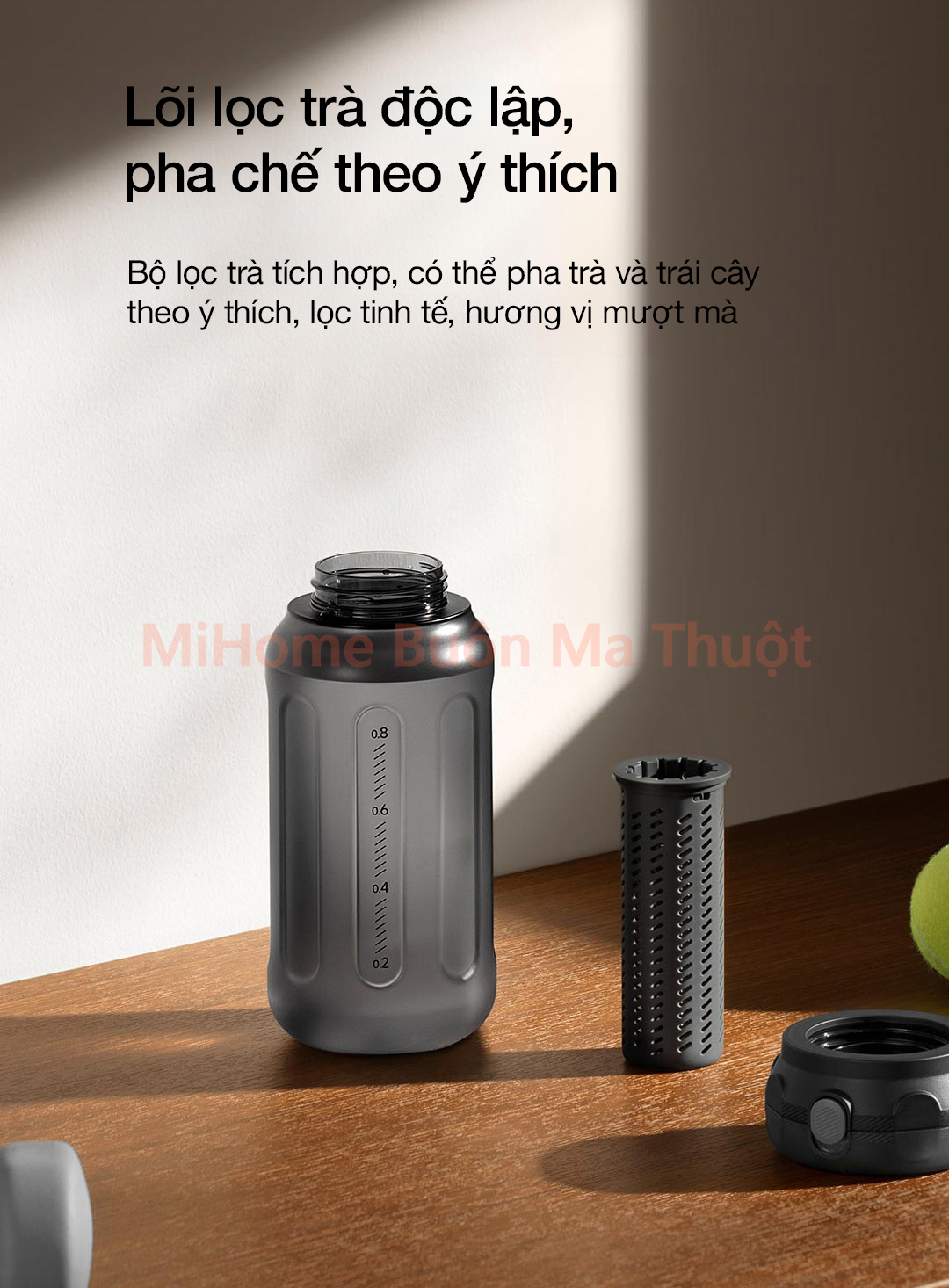Bình nước thể thao Xiaomi Mijia 1L