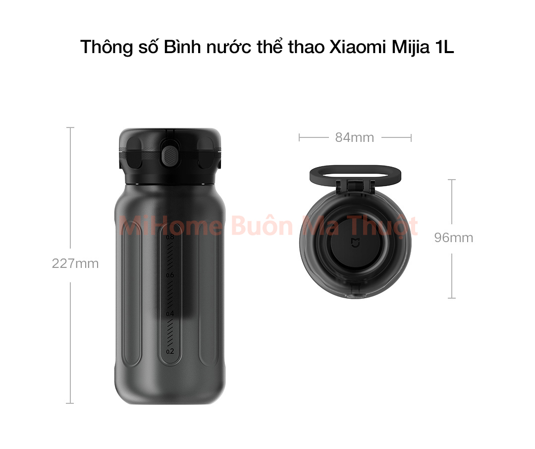 Bình nước thể thao Xiaomi Mijia 1L