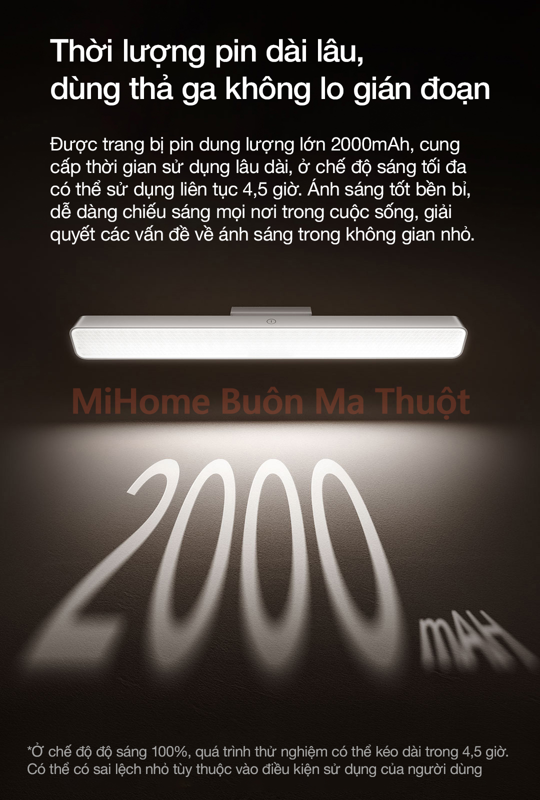 Đèn học tích điện từ tính Xiaomi Mijia