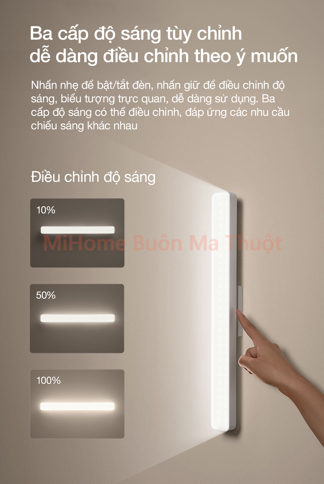 Đèn học tích điện từ tính Xiaomi Mijia