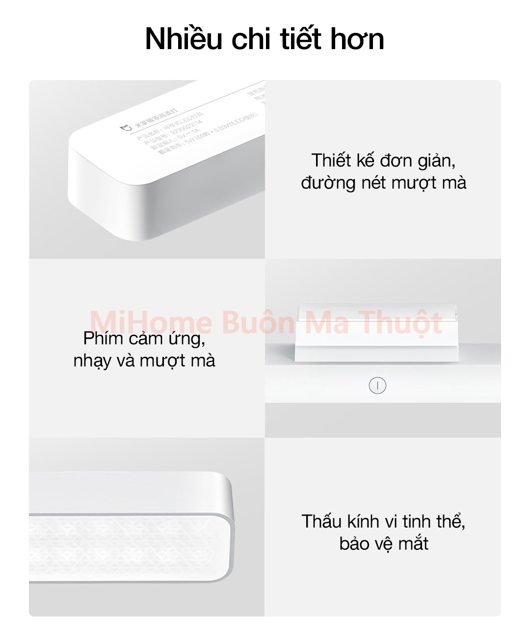 Đèn học tích điện từ tính Xiaomi Mijia