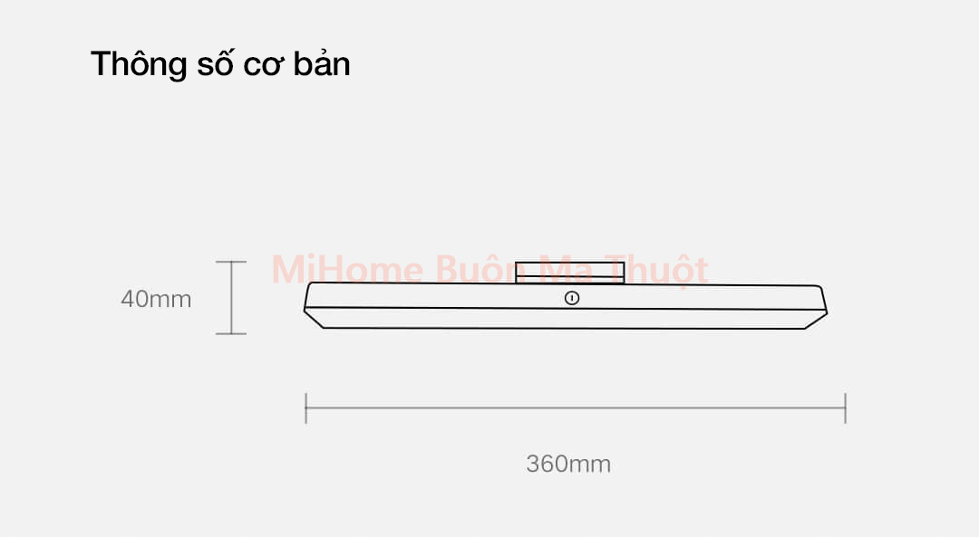 Đèn học tích điện từ tính Xiaomi Mijia