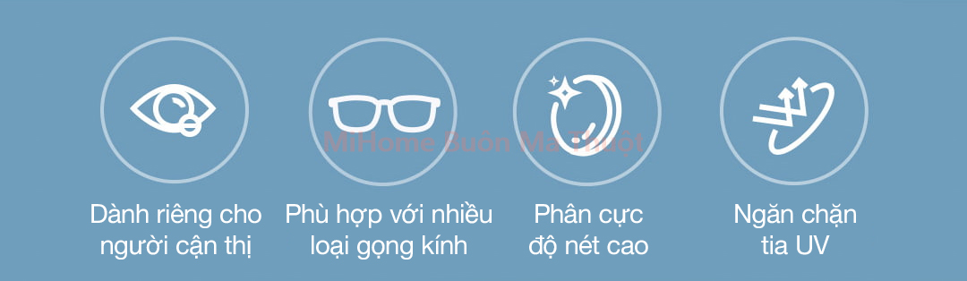Kính râm phân cực Xiaomi Mijia cho người cận thị