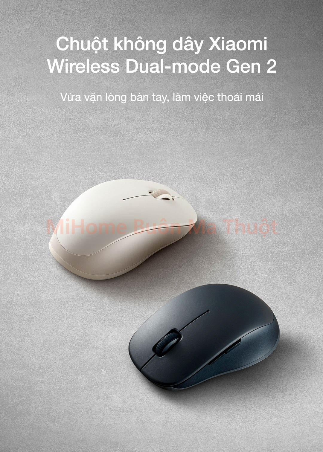 Chuột không dây Xiaomi Wireless Dual-mode Gen 2