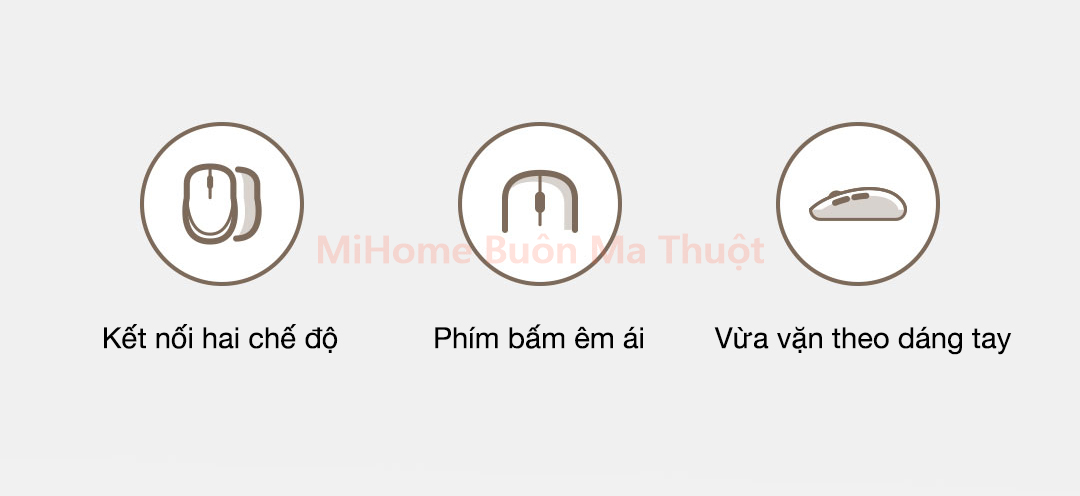 Chuột không dây Xiaomi Wireless Dual-mode Gen 2