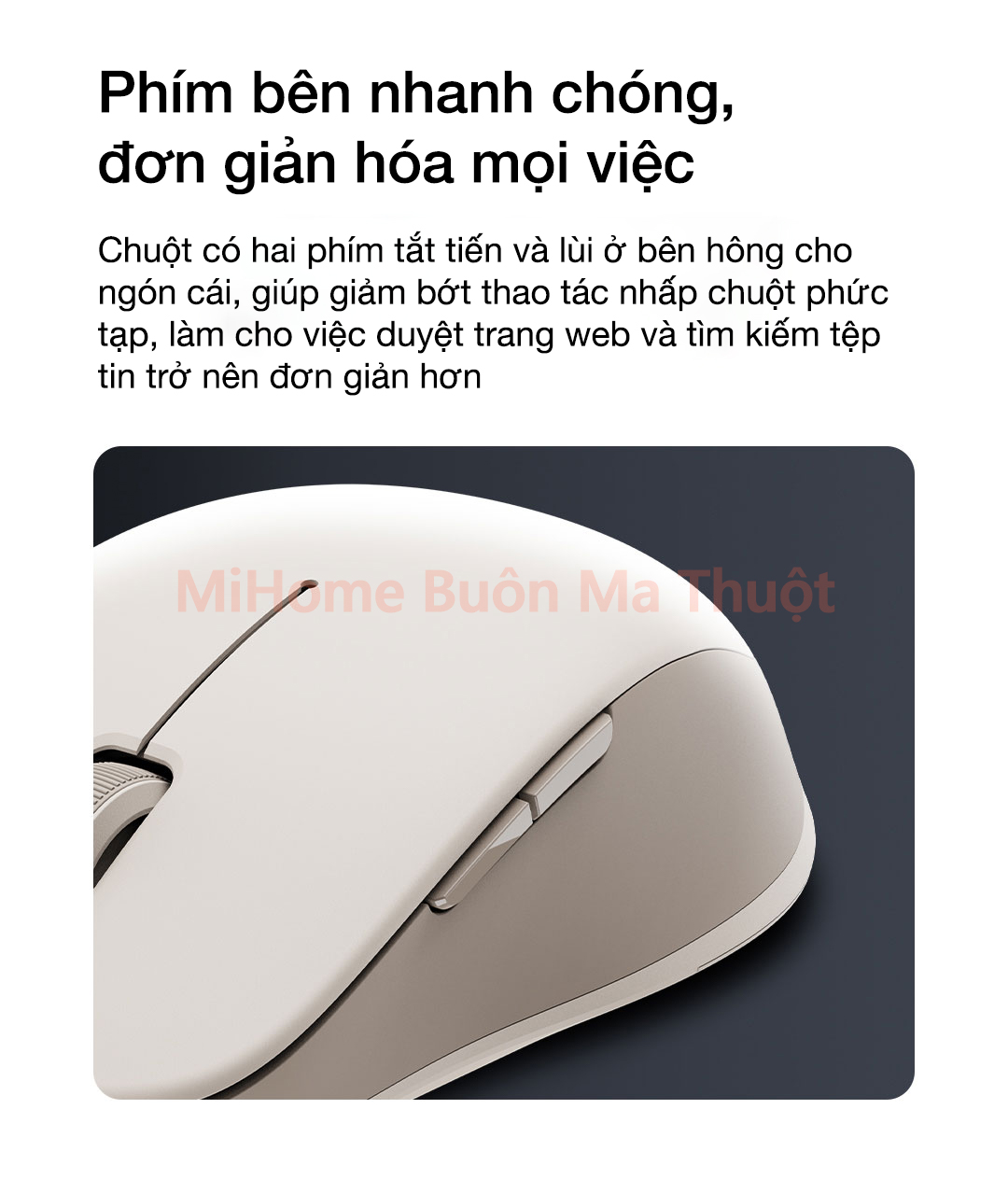 Chuột không dây Xiaomi Wireless Dual-mode Gen 2