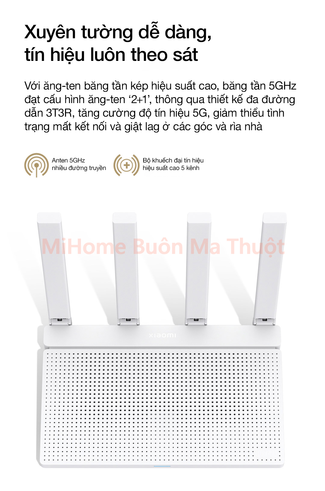 Router Wifi 6 Xiaomi AX3000T MESH
