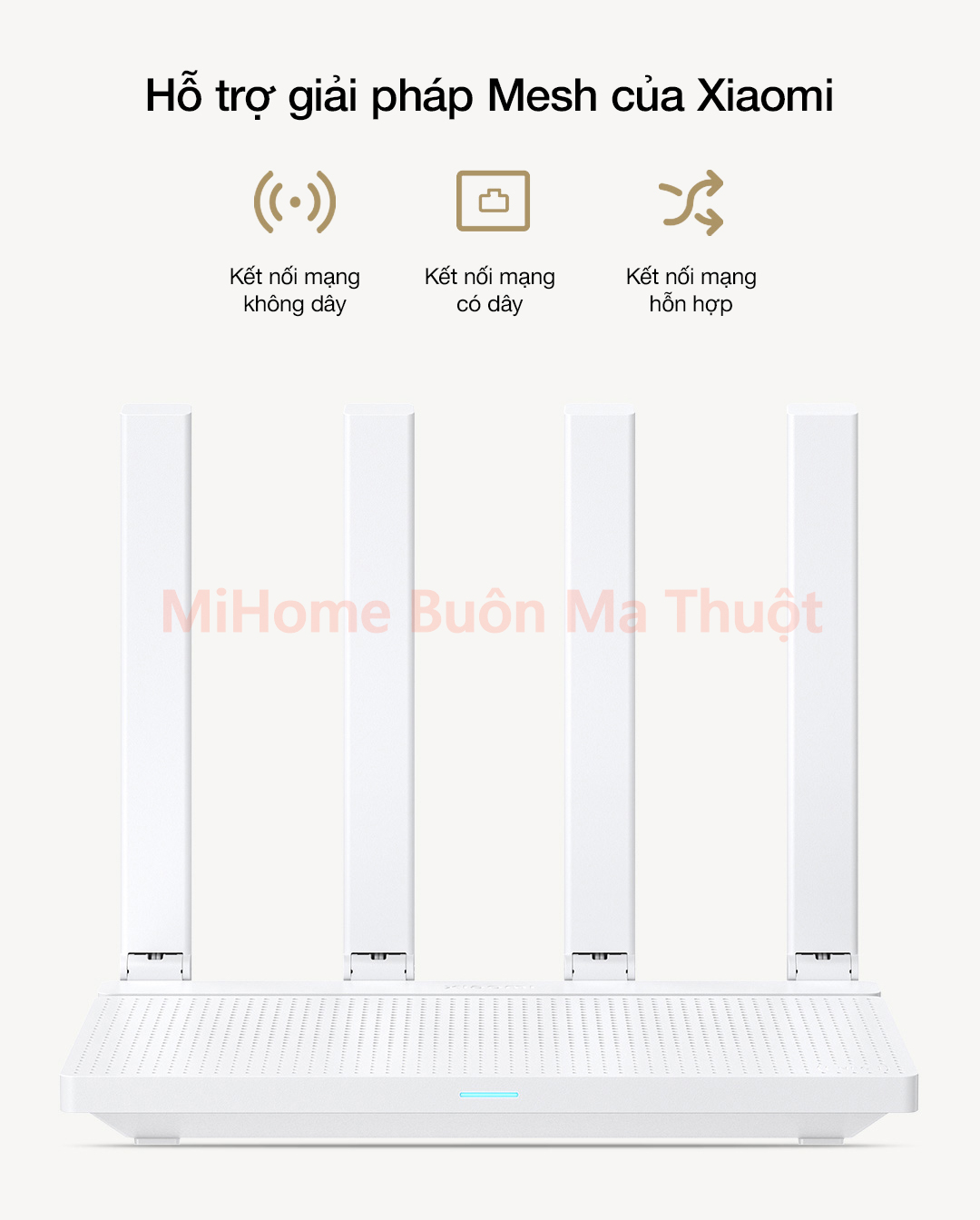 Router Wifi 6 Xiaomi AX3000T MESH