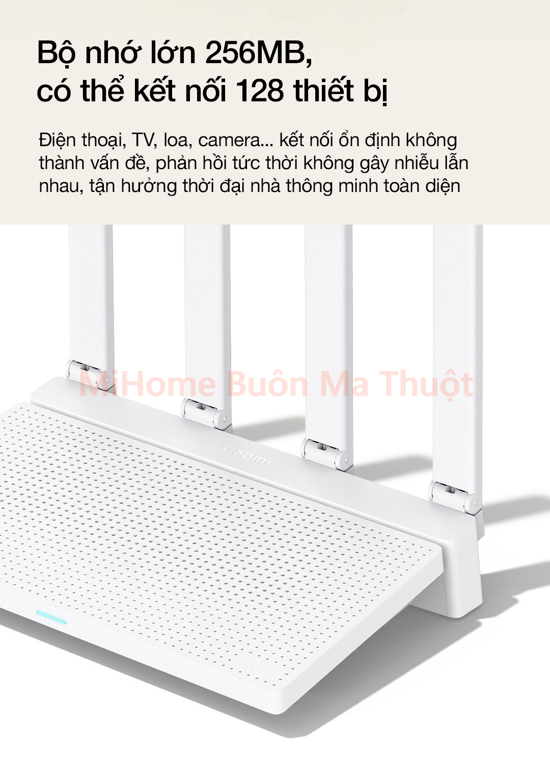 Router Wifi 6 Xiaomi AX3000T MESH
