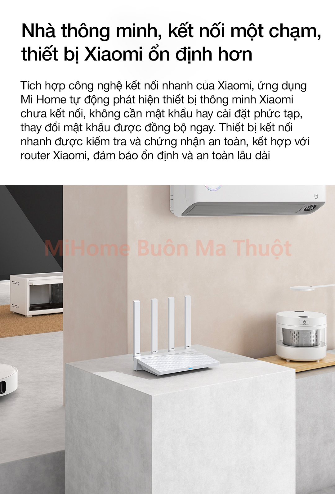 Router Wifi 6 Xiaomi AX3000T MESH