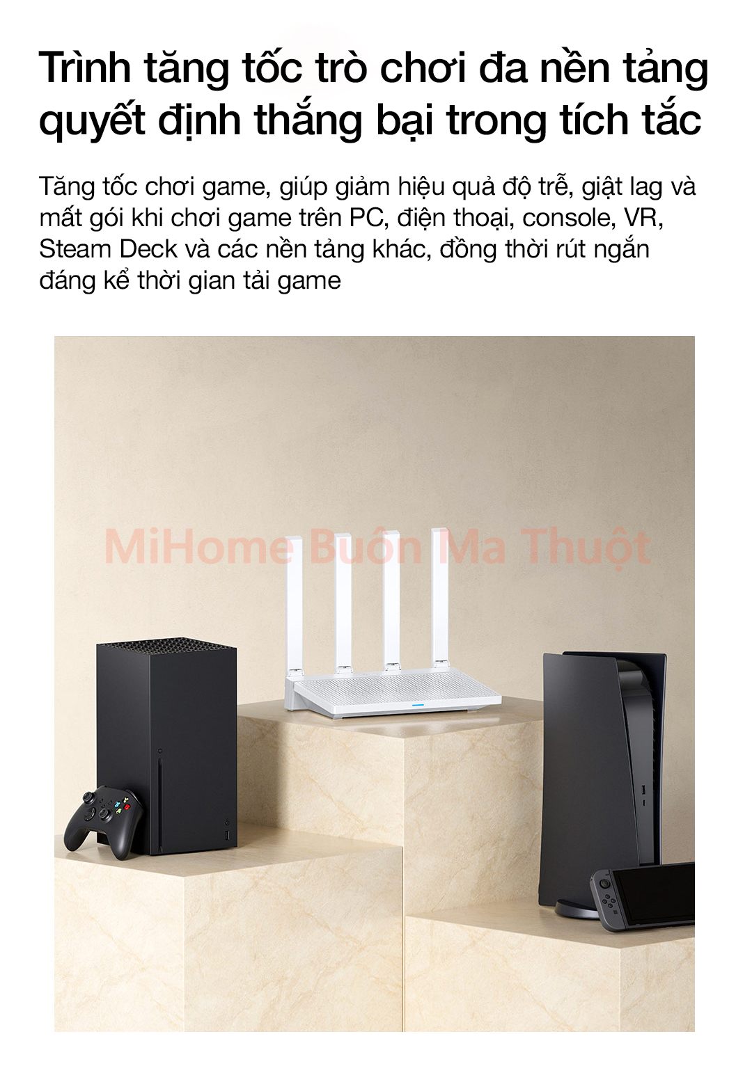 Router Wifi 6 Xiaomi AX3000T MESH