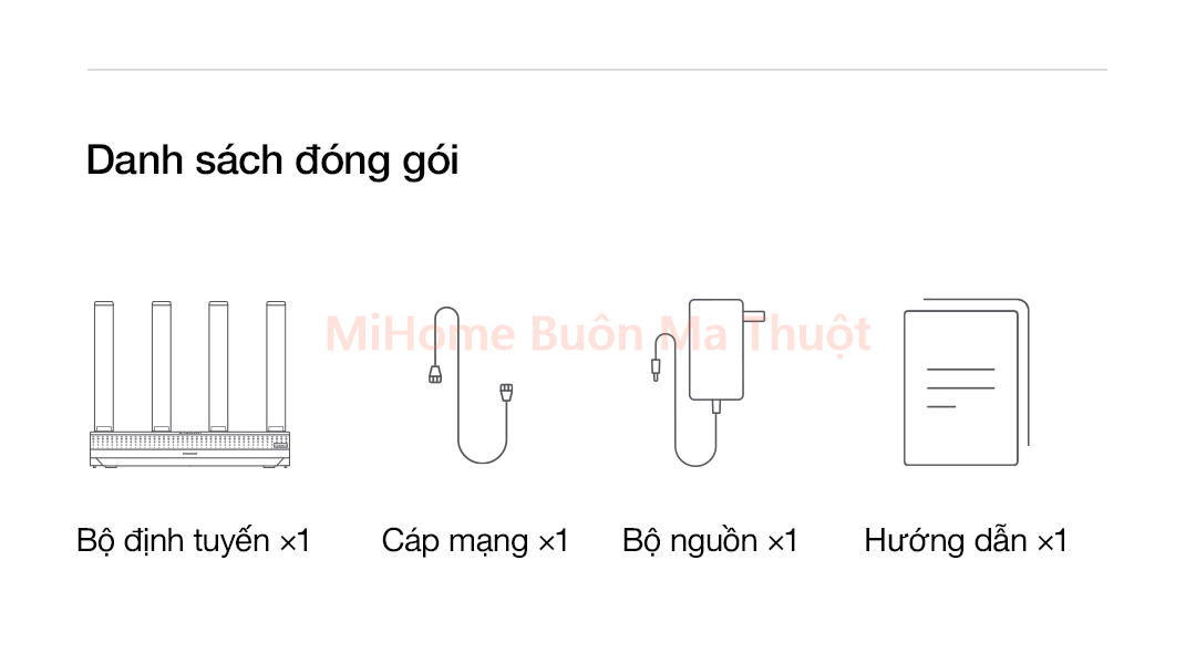 Router Wifi 6 Xiaomi AX3000T MESH