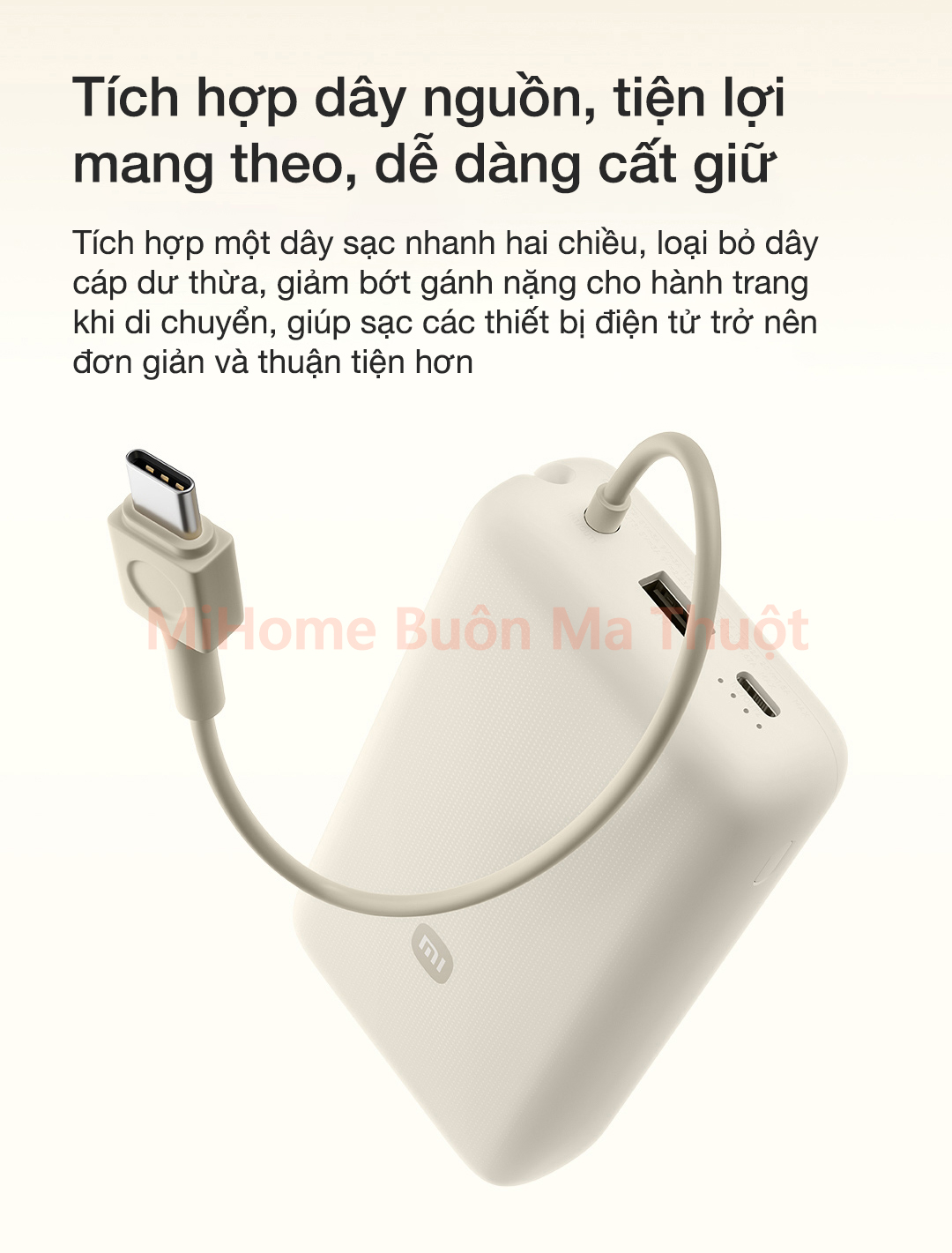 Pin sạc dự phòng 20000mAh Xiaomi PB2030MI 33W