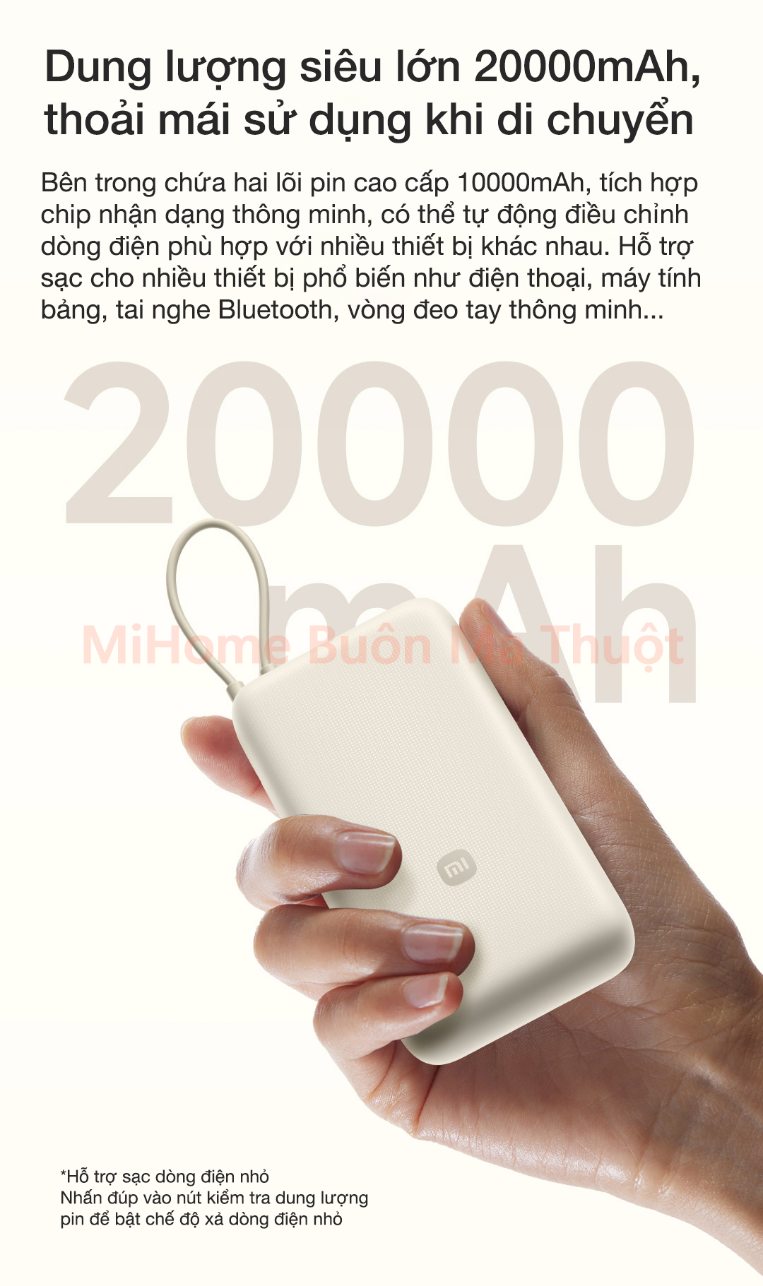 Pin sạc dự phòng 20000mAh Xiaomi PB2030MI 33W