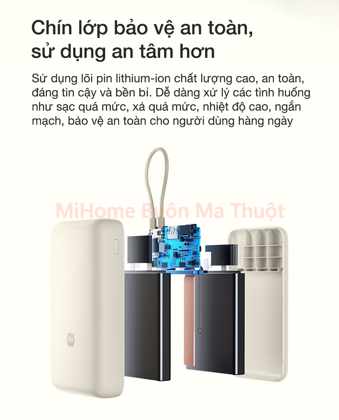 Pin sạc dự phòng 20000mAh Xiaomi PB2030MI 33W