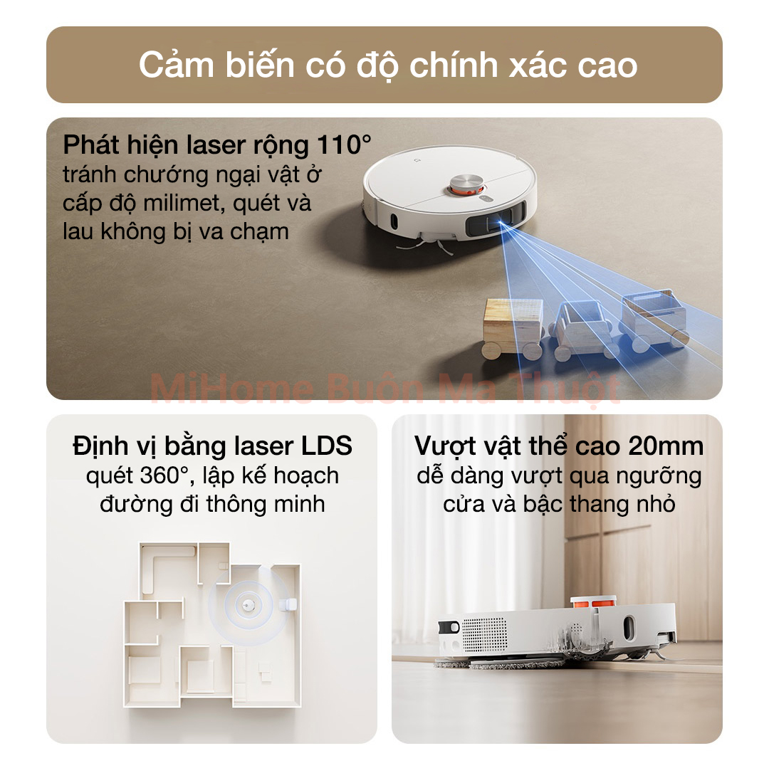 Robot hút bụi lau nhà Xiaomi Mijia M40