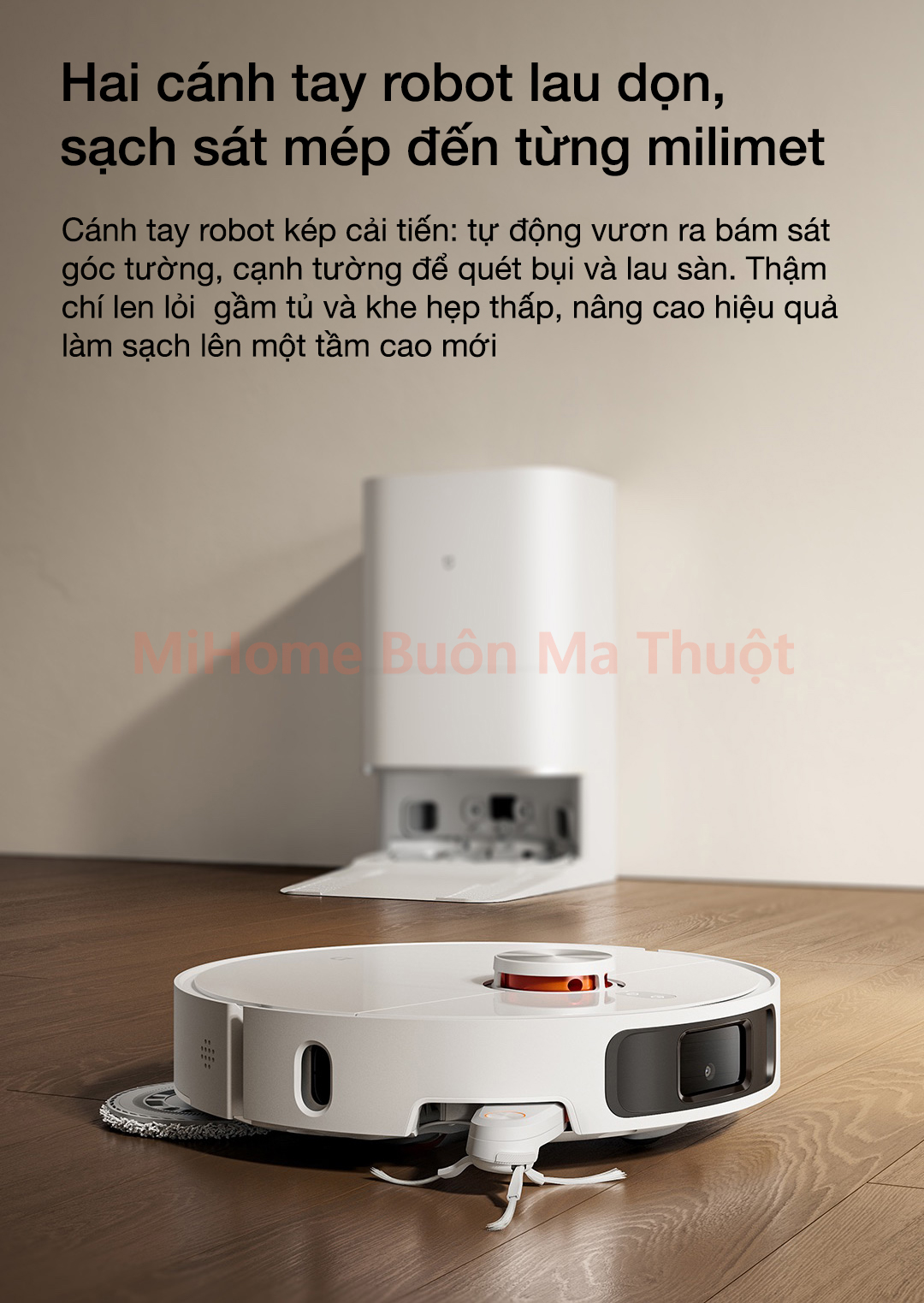 Robot hút bụi lau nhà Xiaomi Mijia M40
