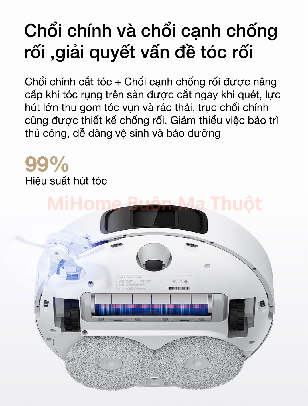 Robot hút bụi lau nhà Xiaomi Mijia M40