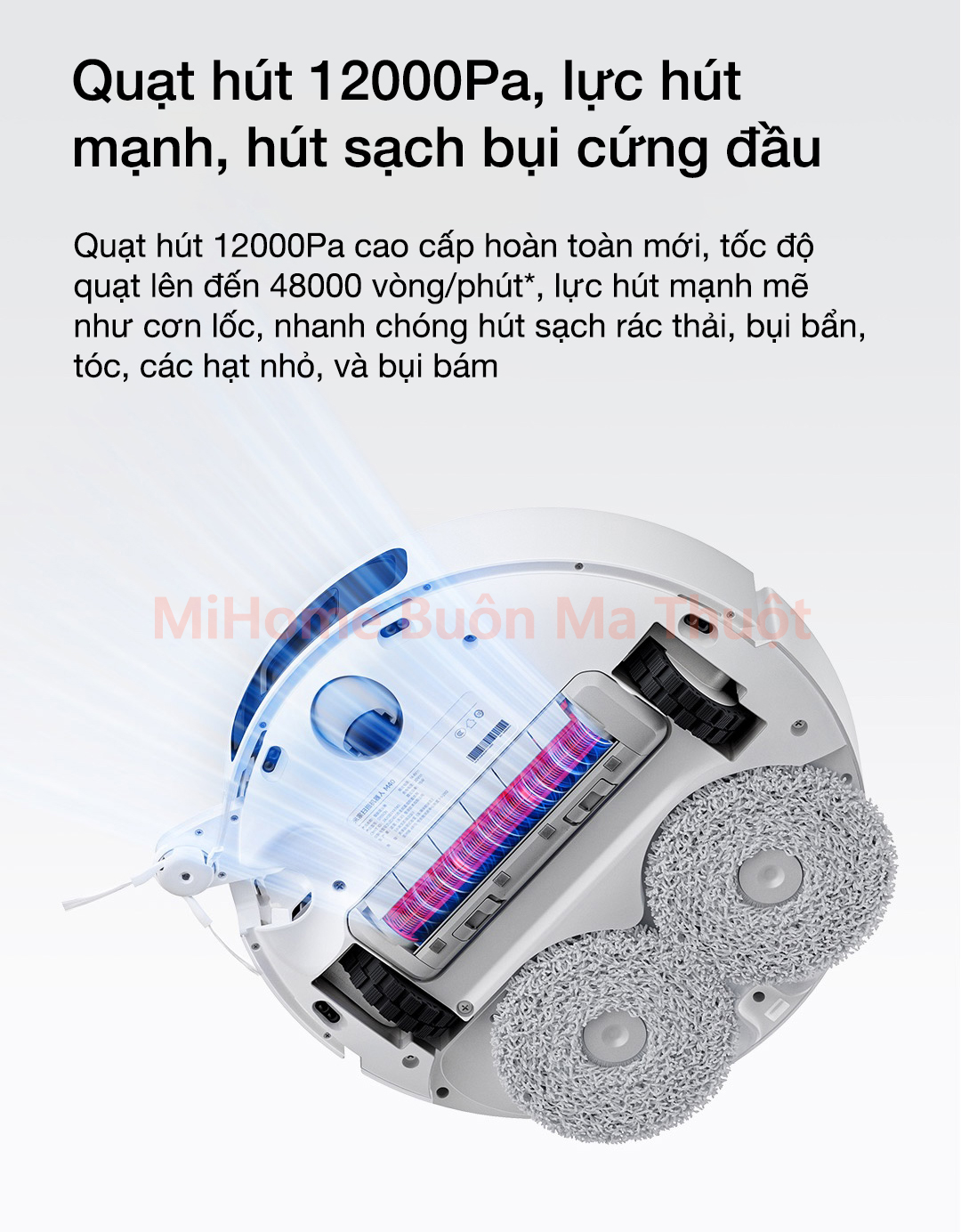 Robot hút bụi lau nhà Xiaomi Mijia M40