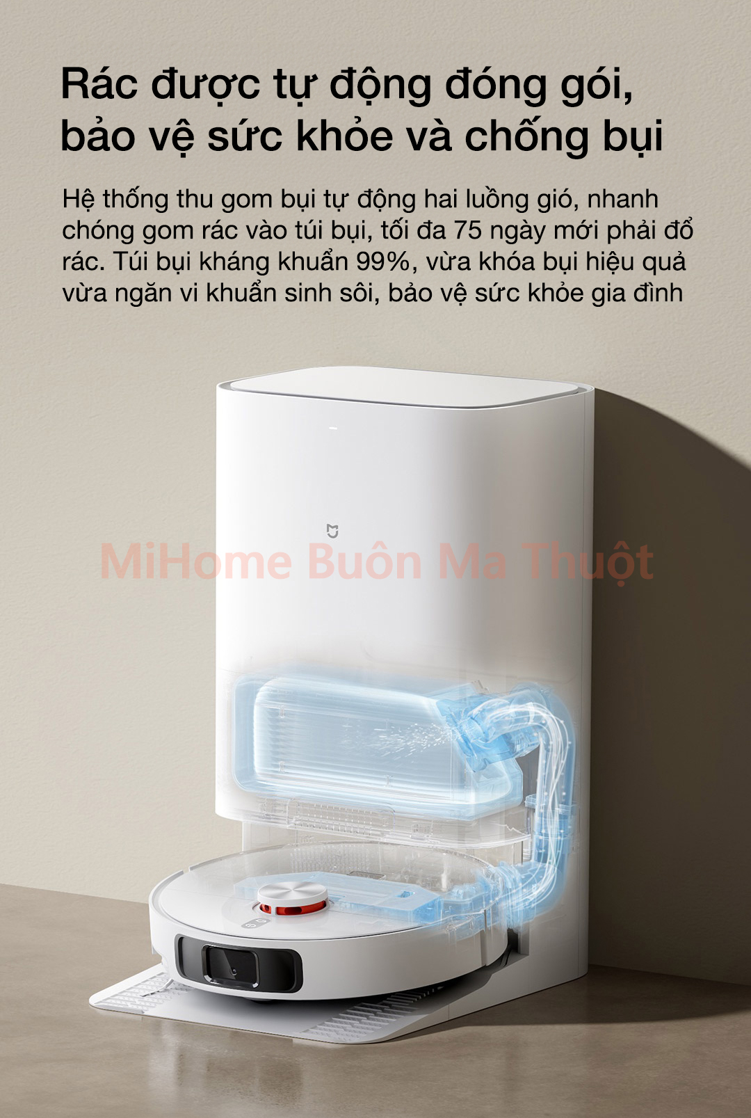 Robot hút bụi lau nhà Xiaomi Mijia M40