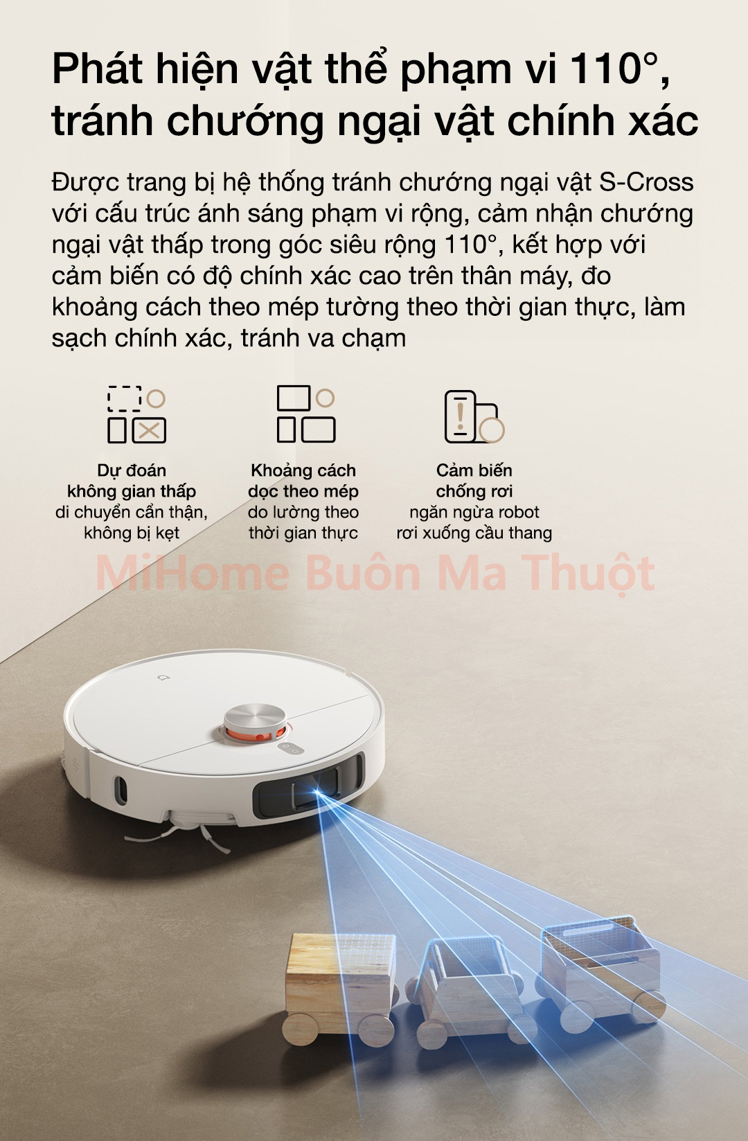 Robot hút bụi lau nhà Xiaomi Mijia M40