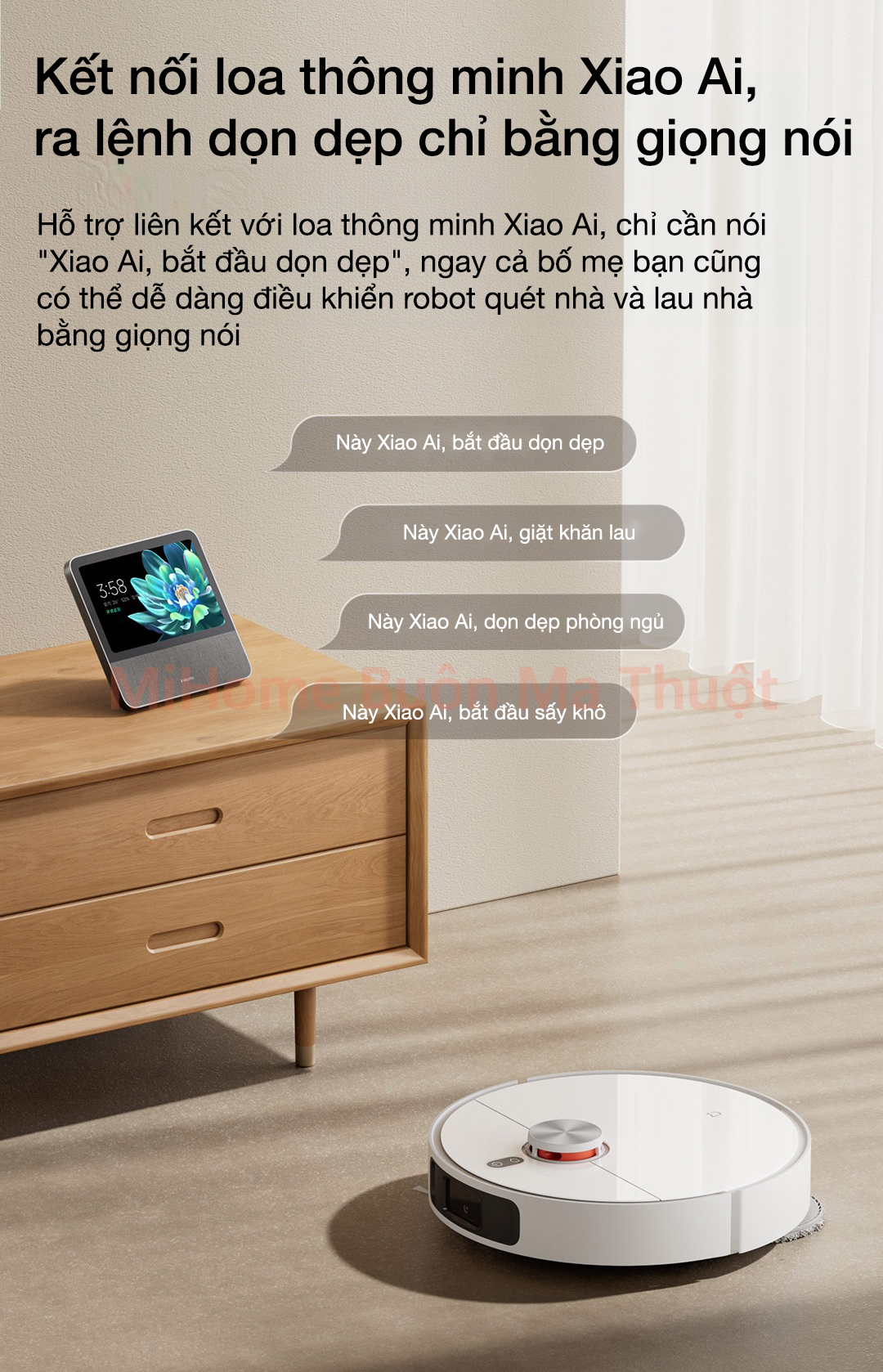 Robot hút bụi lau nhà Xiaomi Mijia M40