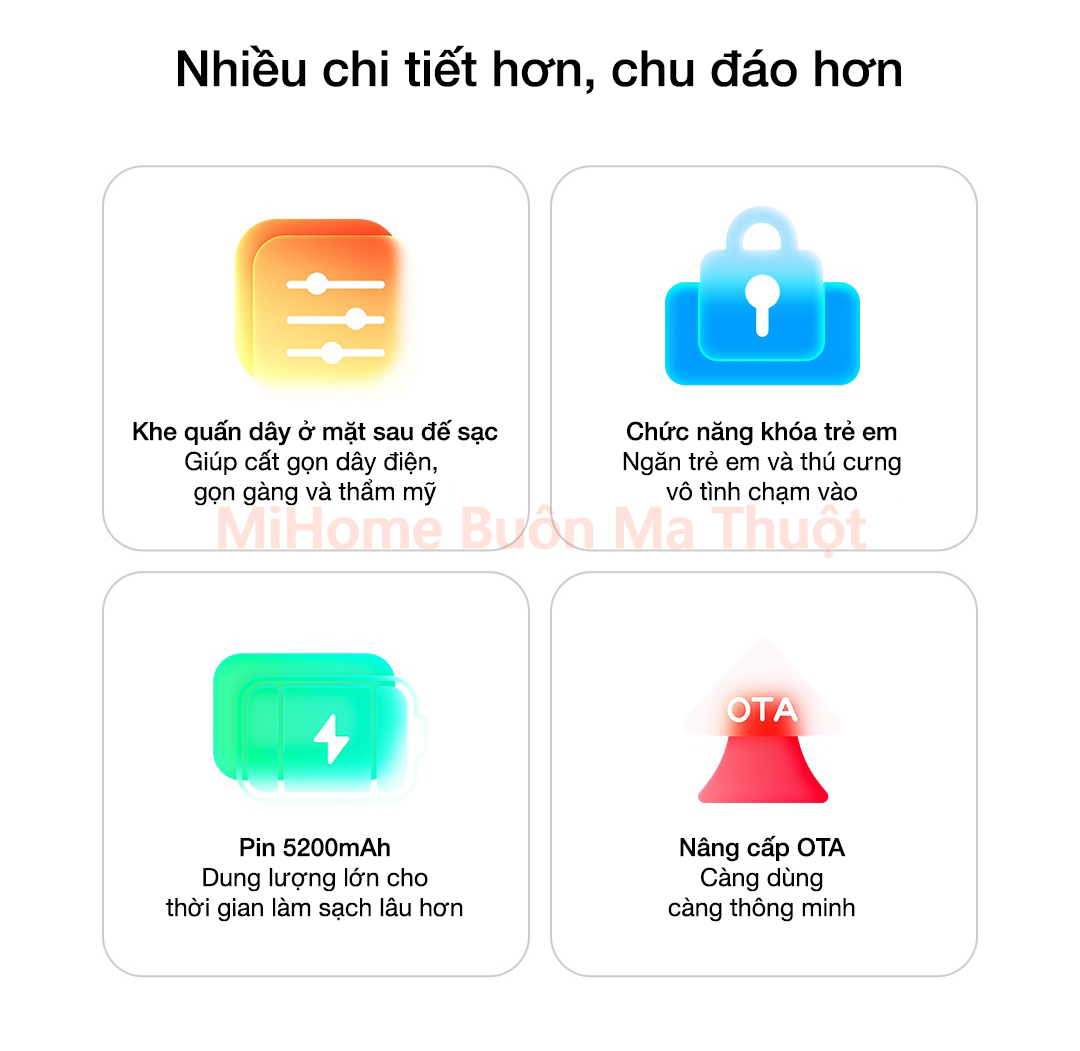 Robot hút bụi lau nhà Xiaomi Mijia M40