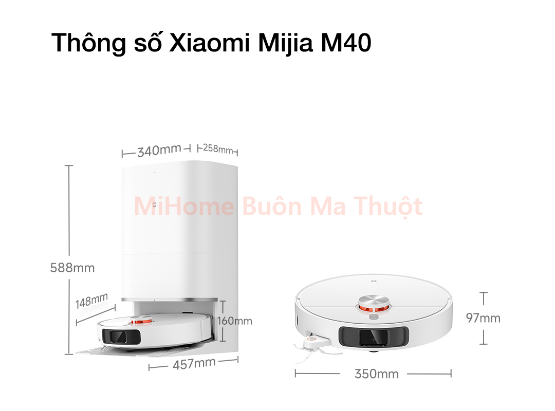Robot hút bụi lau nhà Xiaomi Mijia M40