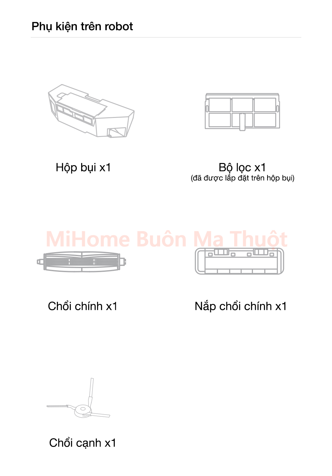 Robot hút bụi lau nhà Xiaomi Mijia M40