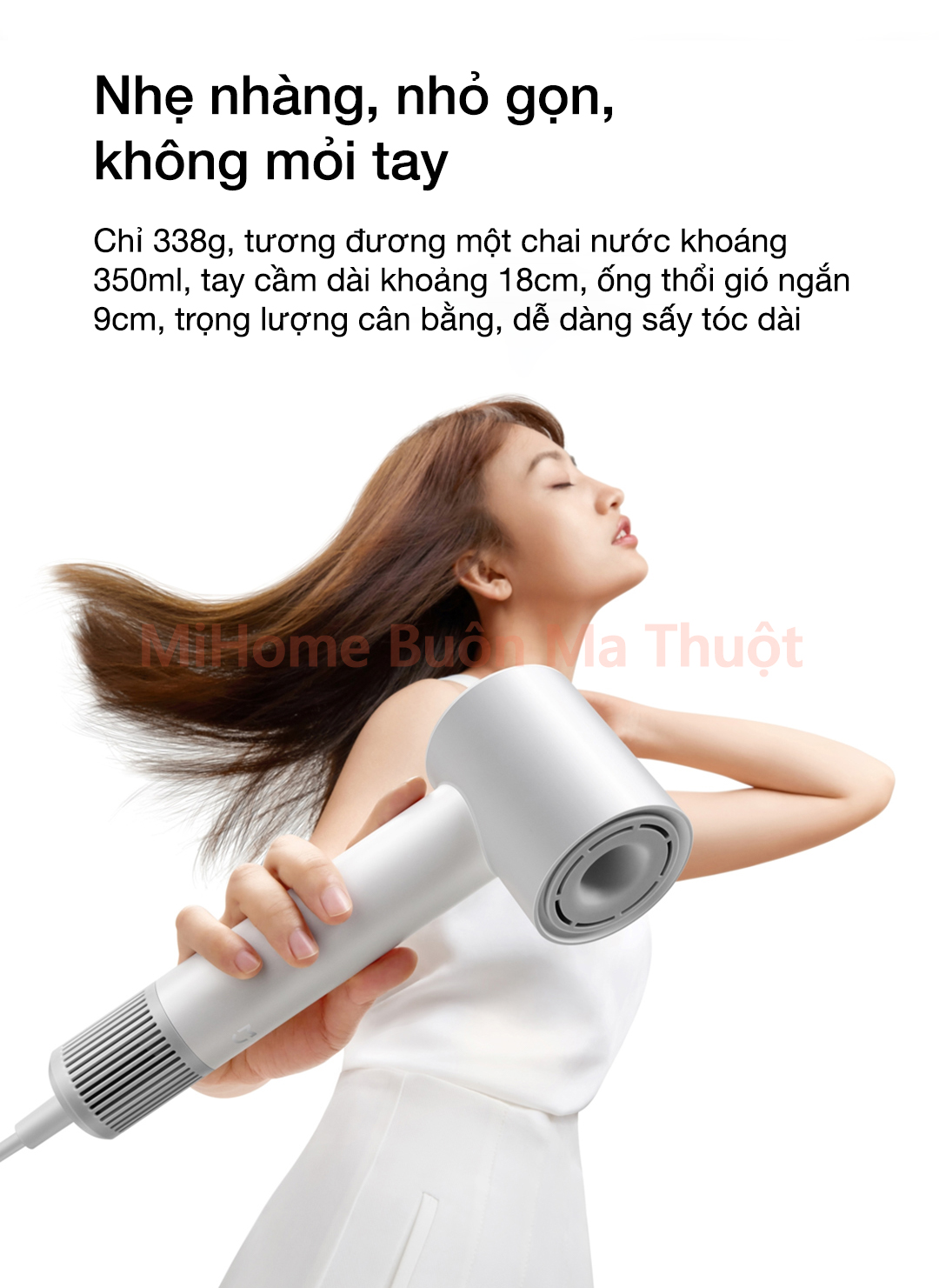 Máy sấy tóc ion âm Xiaomi Mijia H501SE