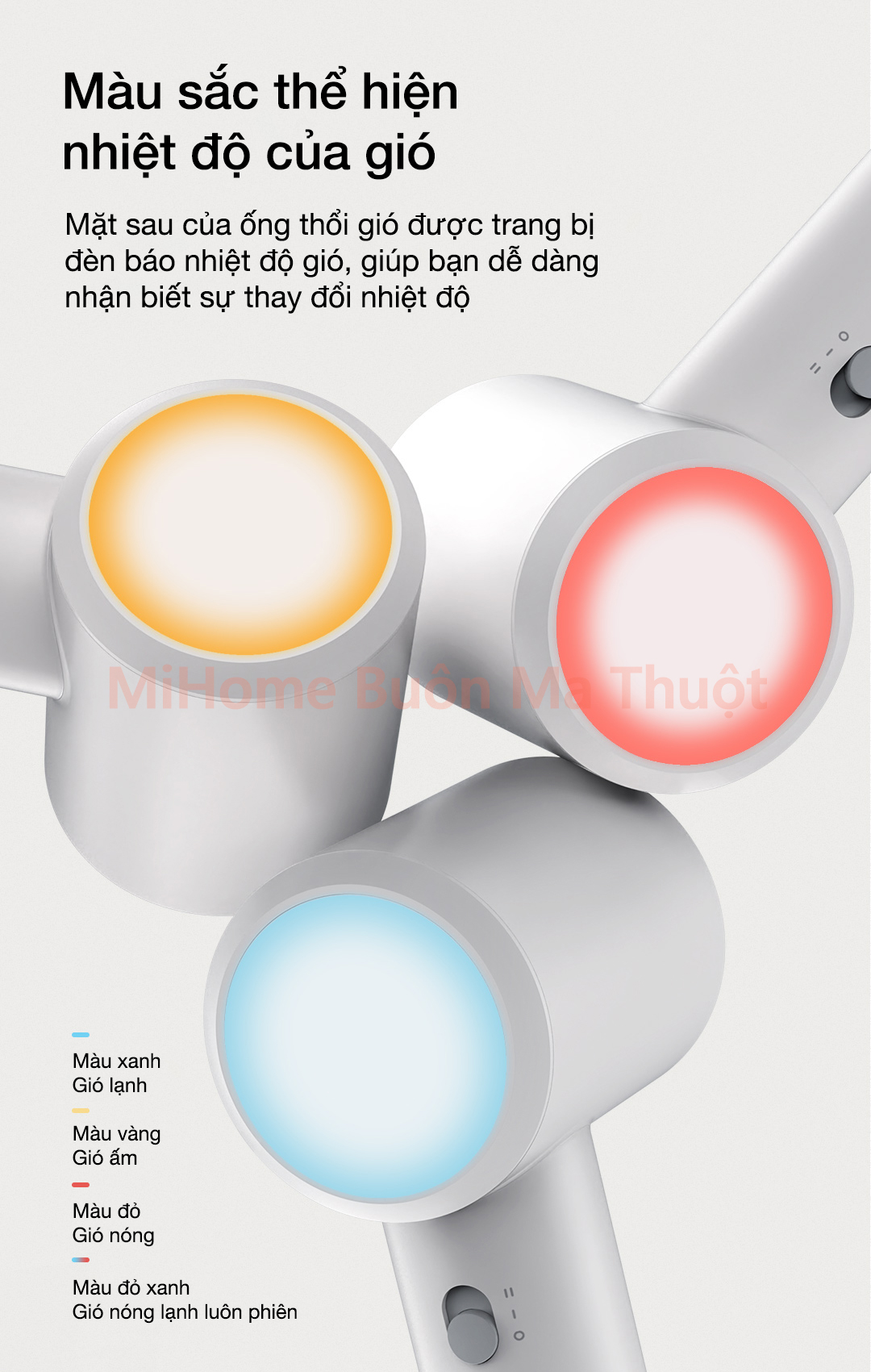 Máy sấy tóc ion âm Xiaomi Mijia H501SE