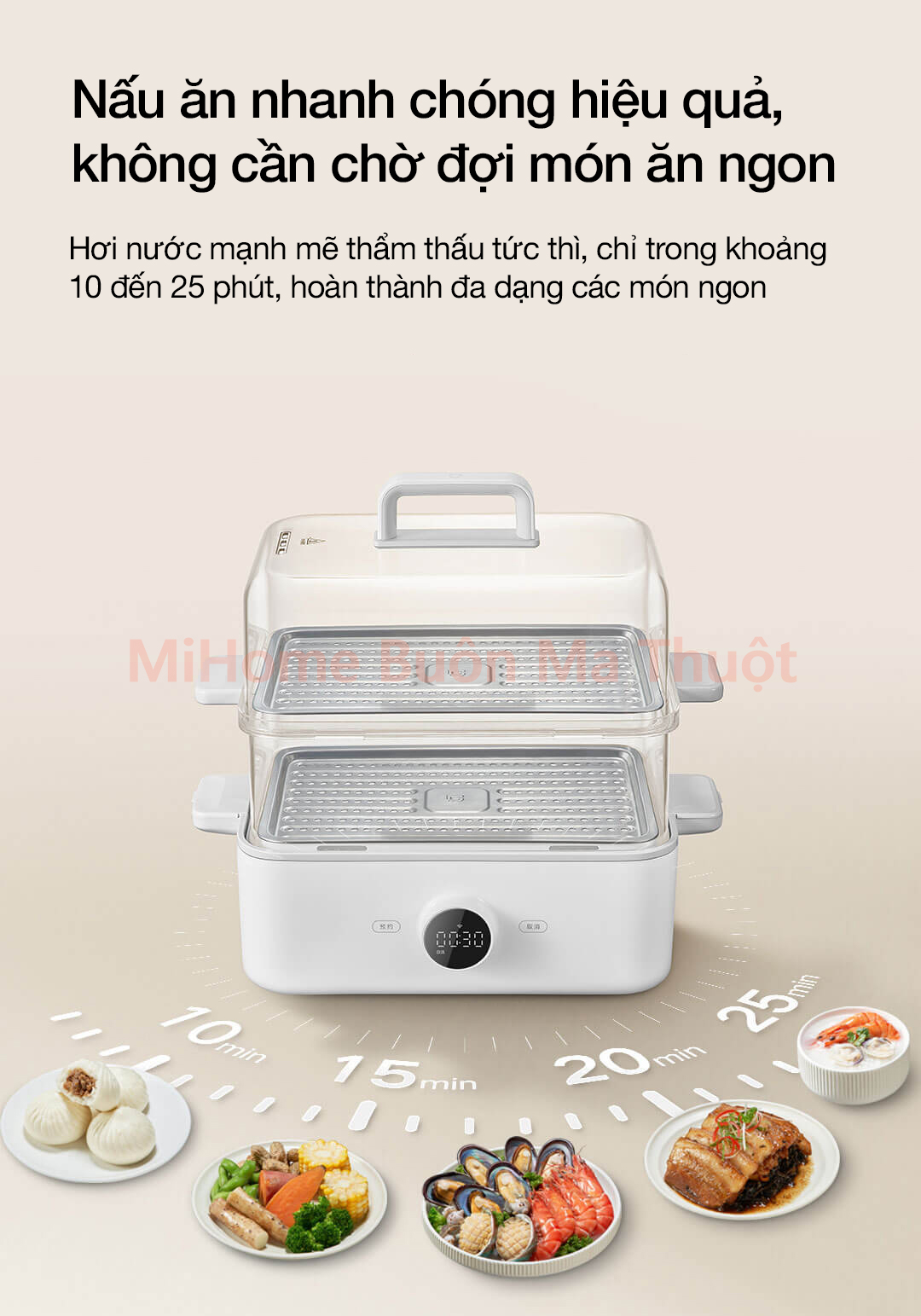 Nồi hấp điện đa năng Mijia N1 12L MES01