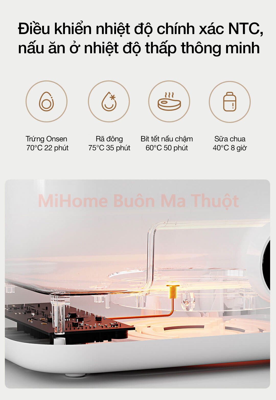 Nồi hấp điện đa năng Mijia N1 12L MES01