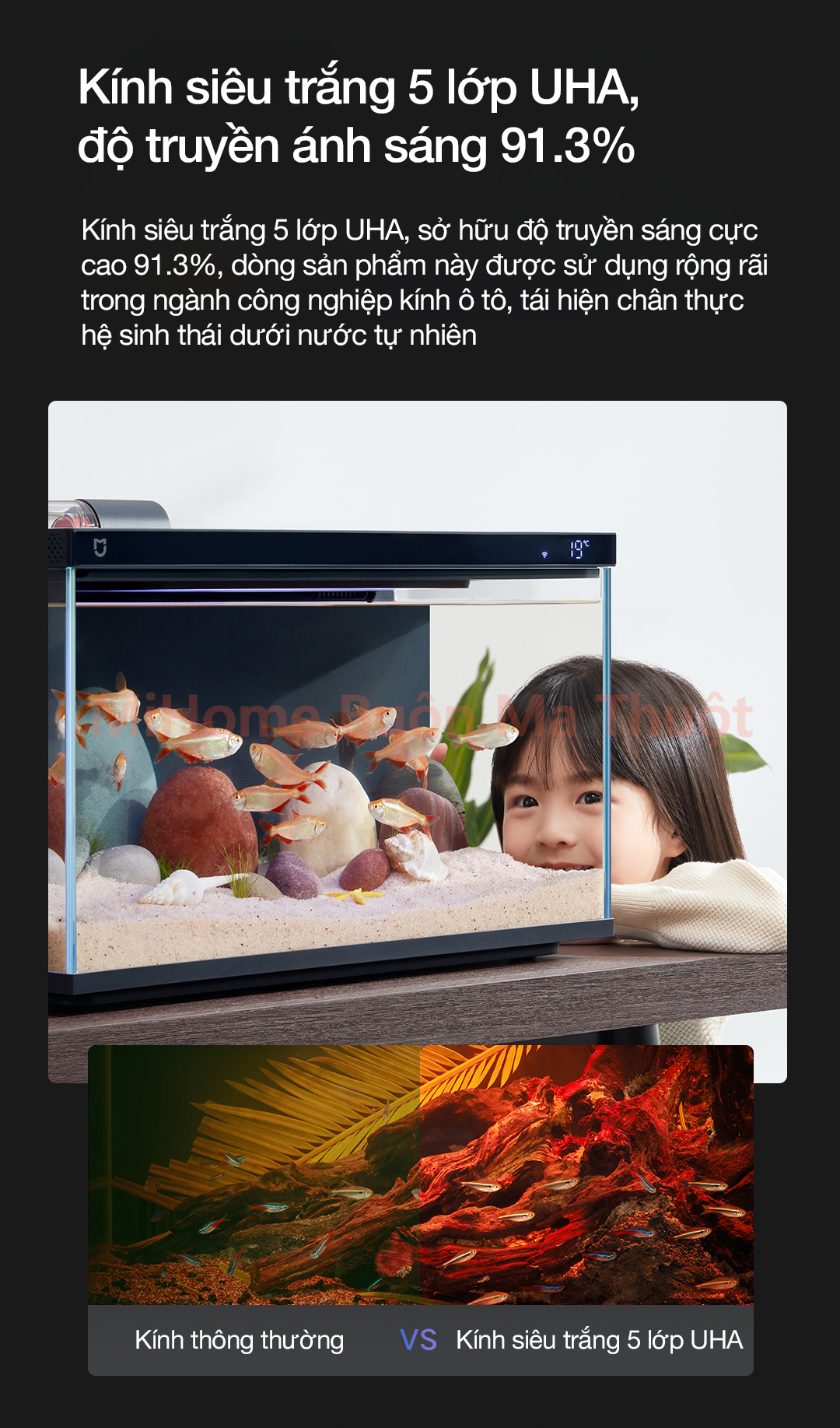 Bể cá thủy sinh thông minh Xiaomi Mijia MYG100 20L