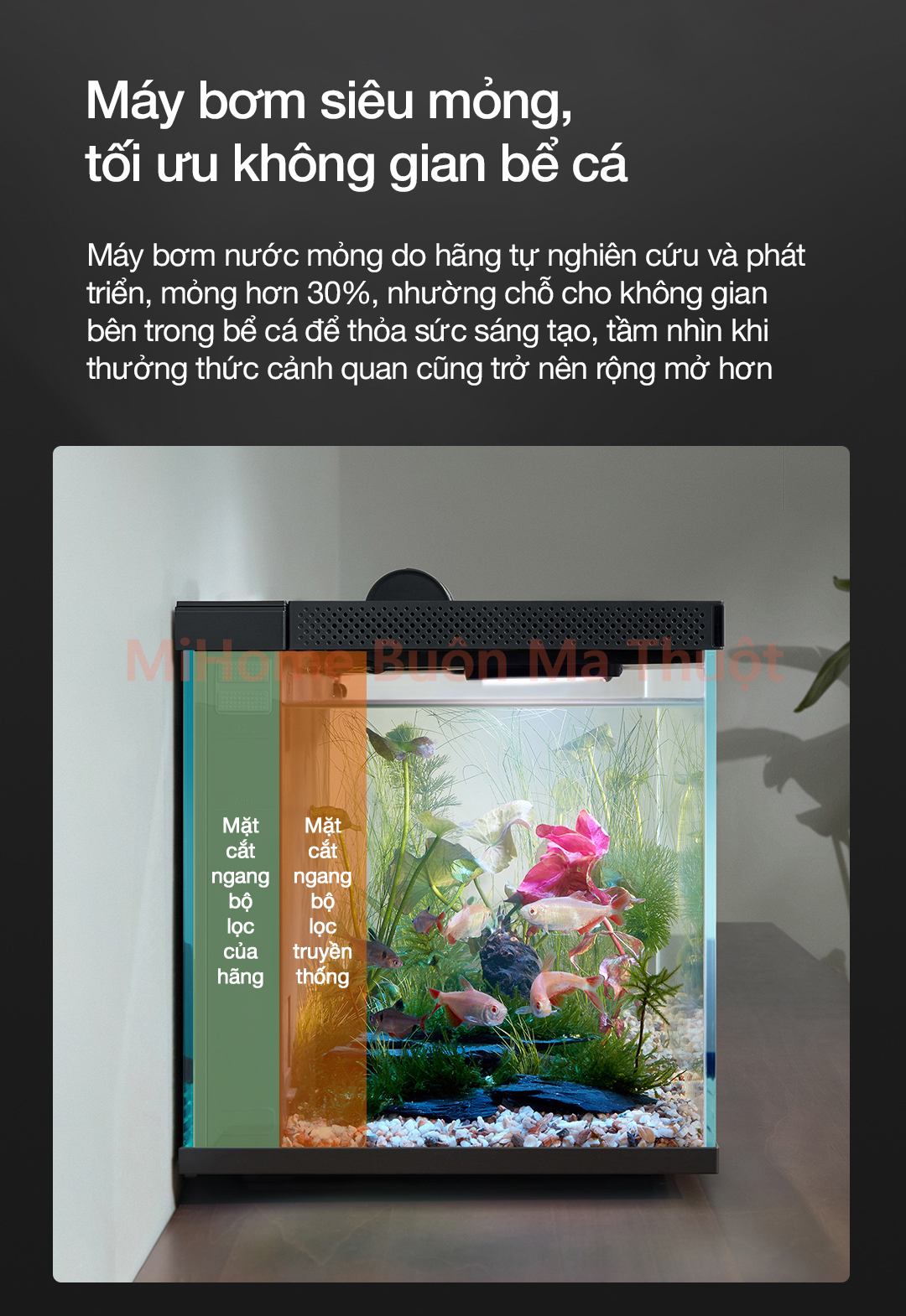 Bể cá thủy sinh thông minh Xiaomi Mijia MYG100 20L