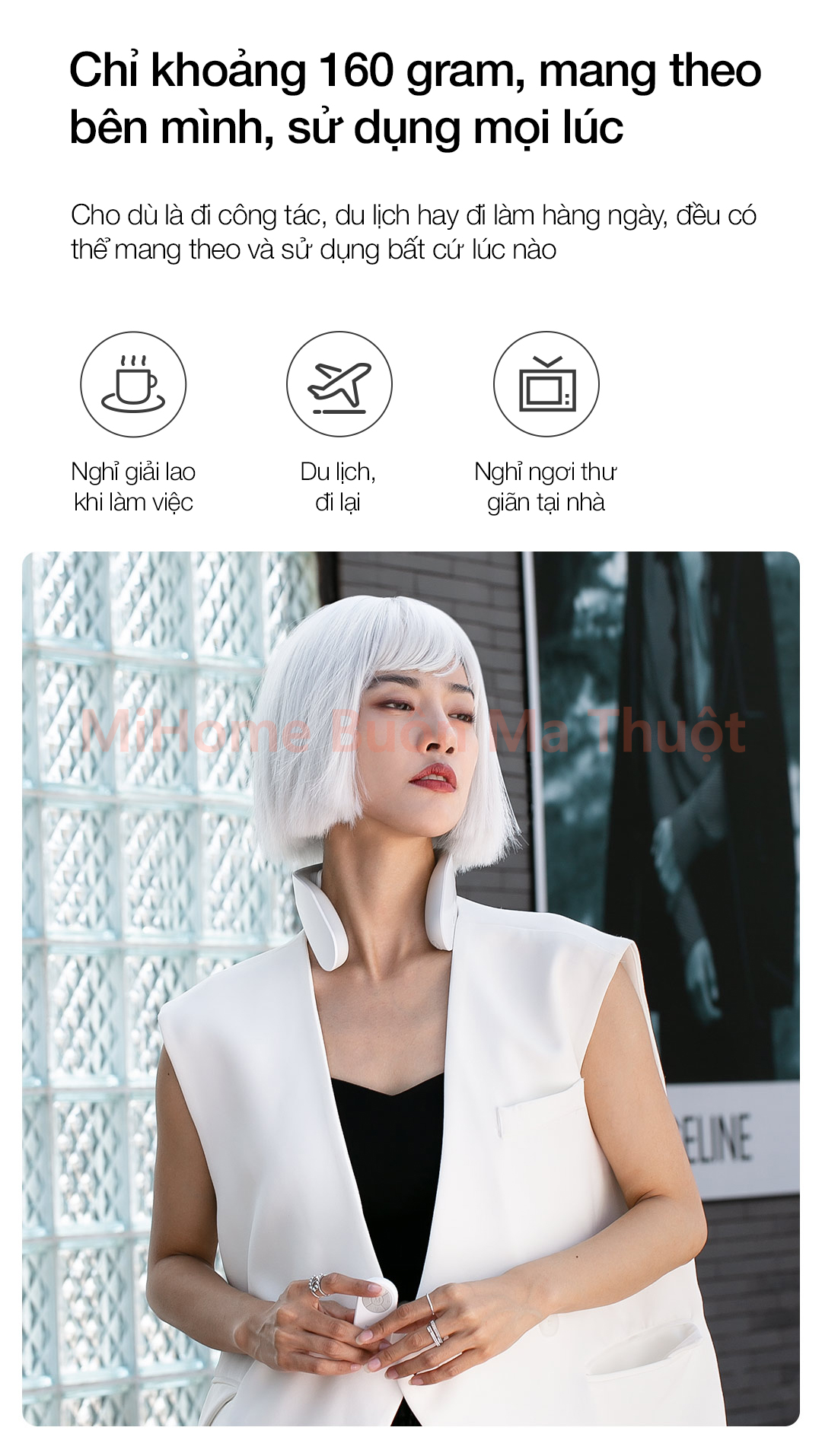 Máy massage cổ thông minh Jeeback G20