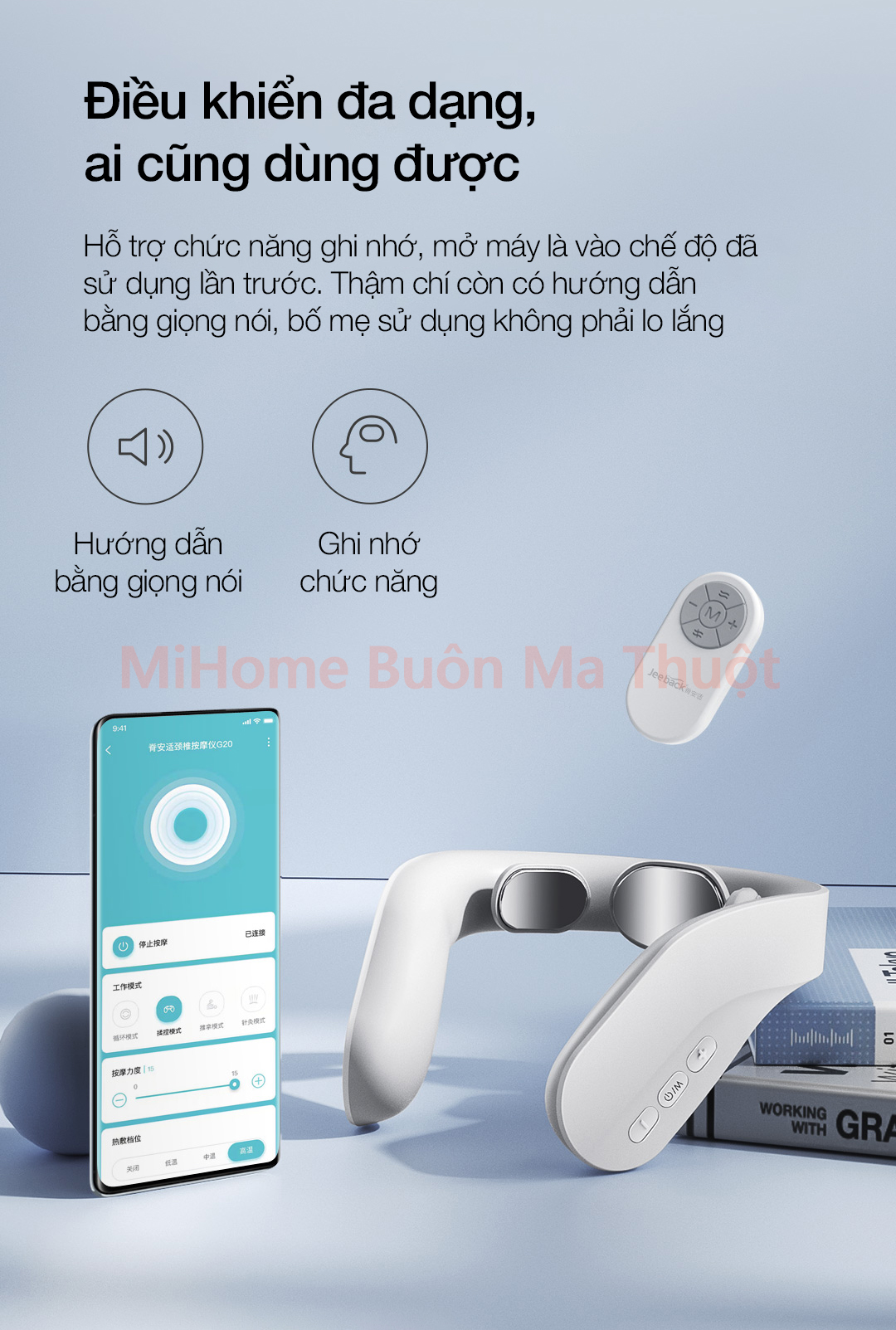 Máy massage cổ thông minh Jeeback G20